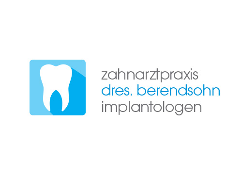Zhne, Zahnrzte, Zahnarztpraxis, Logo Zahn, flat-icon