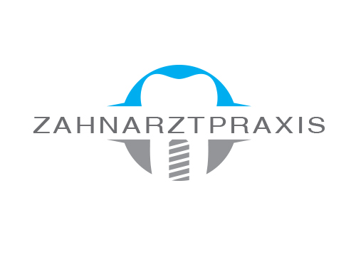 Zhne, Zahnrzte, Zahnarztpraxis, Logo Zahnarzt, Implantologie