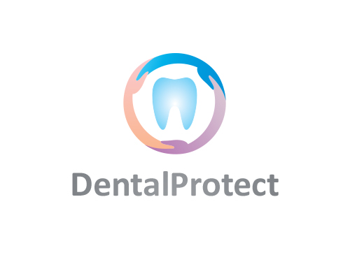 Zhne, Zahnrzte, Zahnarztpraxis, Logo, Zahn, Hand in Hand