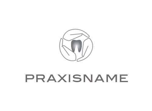Zhne, Zahn, Zahnarztpraxis, Logo, Zahnarzt, Hand, Prophylaxe