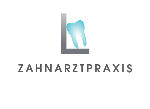 , Zhne, Zahn, Zahnarztpraxis, Logo, Buchstabe L
