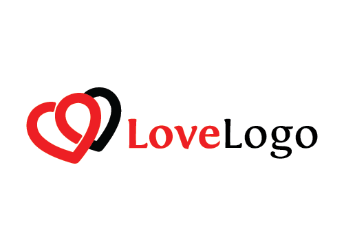Liebe, herz logo