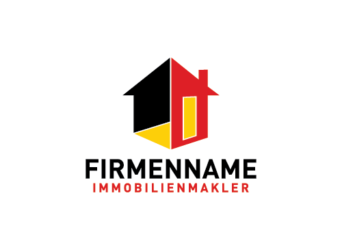 Immobilien Logo, Grundstcke, Architektur, Bau, Haus, Immobilienmakler, Makler Logo