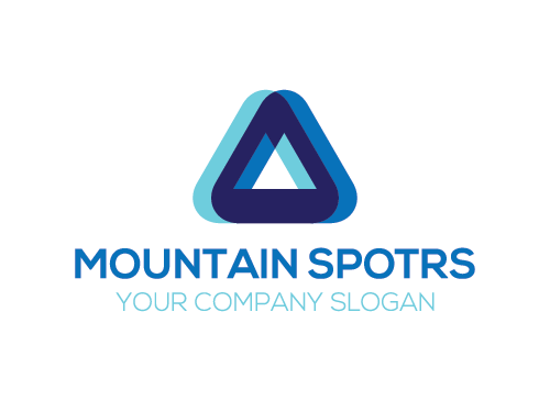 Berg, Berggipfel, Eis, Sport, Wandern, Alpen, Logo