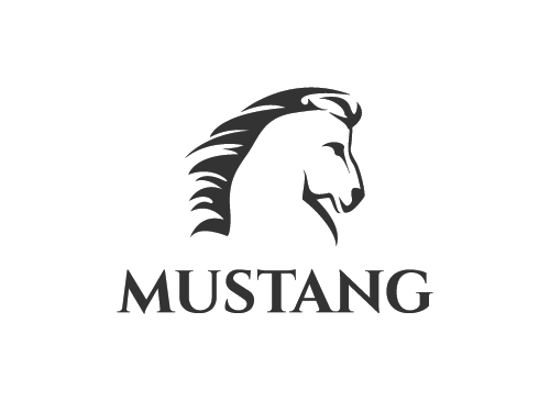 Pferd Logo, Pinto, Mustang, Ranch, Stud