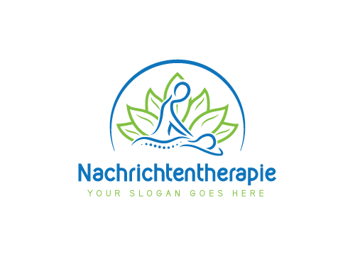 , Zeichen, Chiropraktiker, Physiotherapie, Manuelle Therapie, Sportrehabilitation, Wellness, Medizin, Kreis, Massage Logo