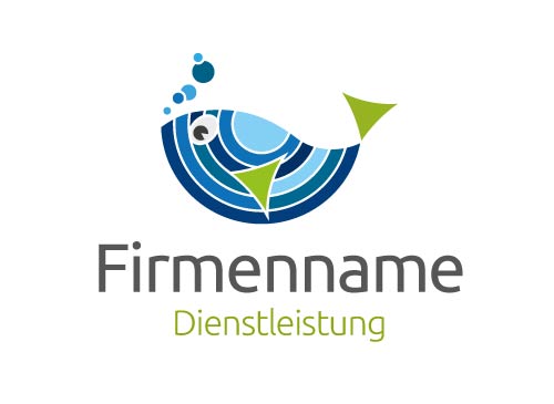Logo mit Fisch