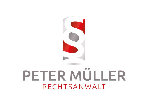 Logo mit Paragraph für Rechtsanwalt