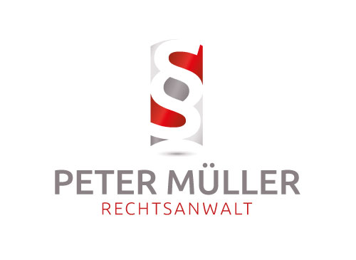 Logo mit Paragraph fr Rechtsanwalt