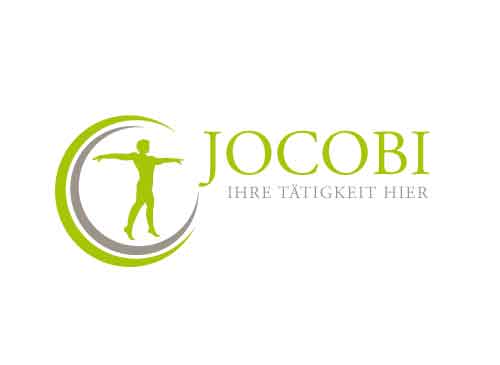 Logo mit Mensch in Sicheln fr Naturheilpraxis, Coaching, etc.