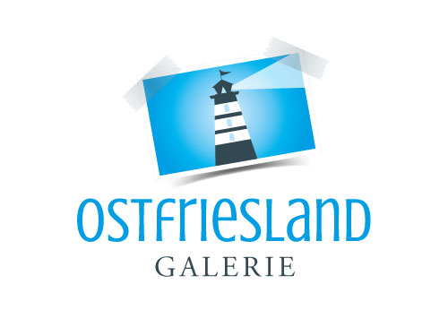 Logo mit Leuchtturm fr Reisebro, Tourismusverband, Fotograf, Galerie