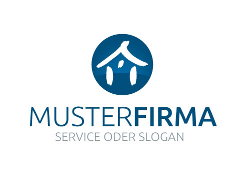 Logo fr Immobilien-Makler, Architekt