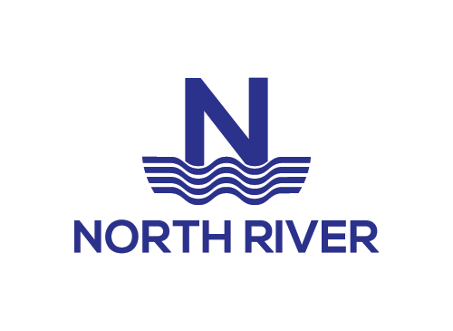 Wasser, Fluss, Klempner Logo