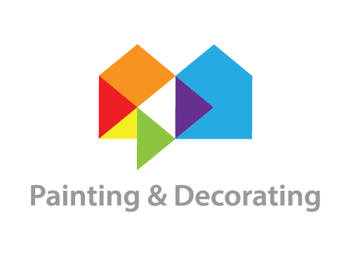 Logo, Malerei, Dekor, Anstreicher, Haus, Interieur, Kunst, Farbe, Immobilien, Makler