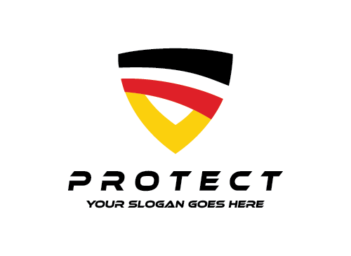 Schild, Schutz, Deutschland, Flagge, Internet, Sicherheit Logo