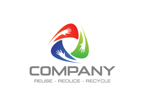 Recycling, Hnde Logo