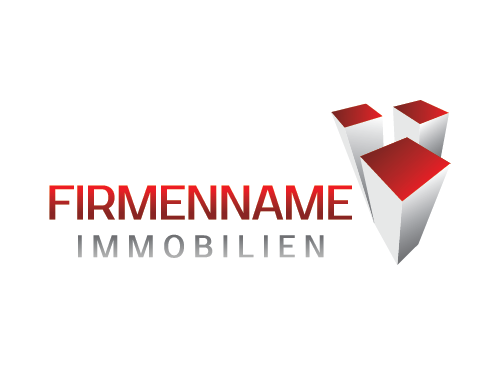 Immobilien, Wolkenkratzer, Broker, Gebude, Architektur Logo