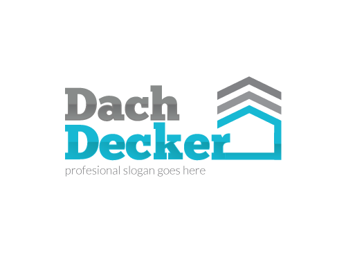 , Dachdecker, Immobilien, Bau, Sicherheit Logo