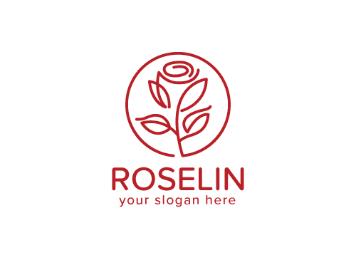 kologie Logo, Blume Logo, Rose Logo, Kreis, Wellness, Spa, Kosmetik, Massage, Hotel