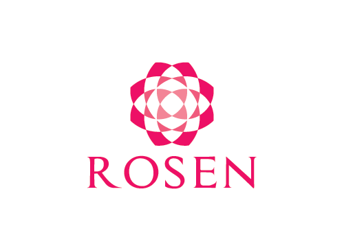 Rosen Logo, Blumen Logo