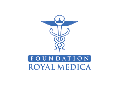 Medizin Logo, krone, kniglich, Apotheke, Arzt