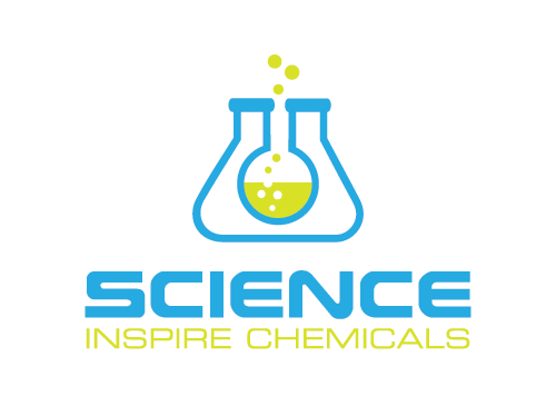 Wissenschaft, Chemie, Labor Logo