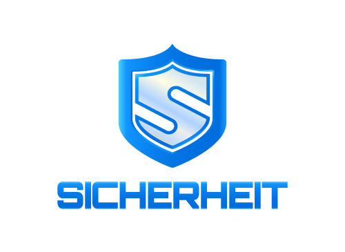 Logo, Sicherheit, schild, schtzen, Schutz, Sicherheitsdienst, Buchstabe S, blau, grau, Unternehmen