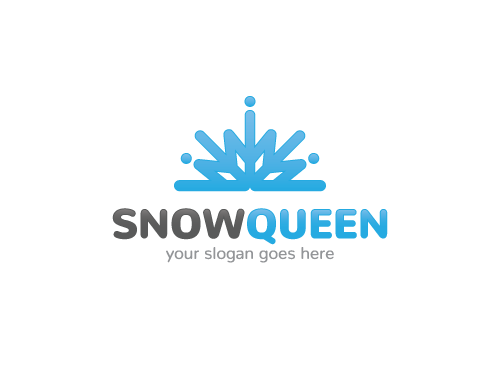 Schneeknigin, Schneeflocke, Winter, Ski, Crown, Krone, Logo