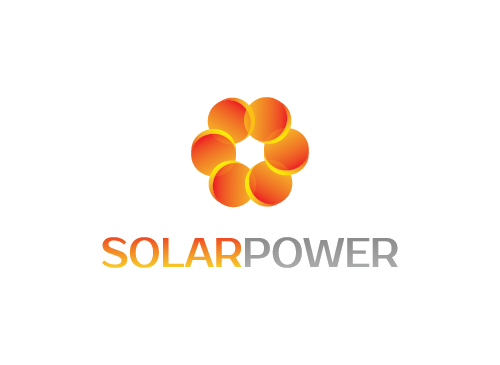 Energie Logo, Sonne Logo, Umwelt Logo