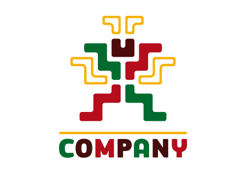 Mexikanische Figur Logo