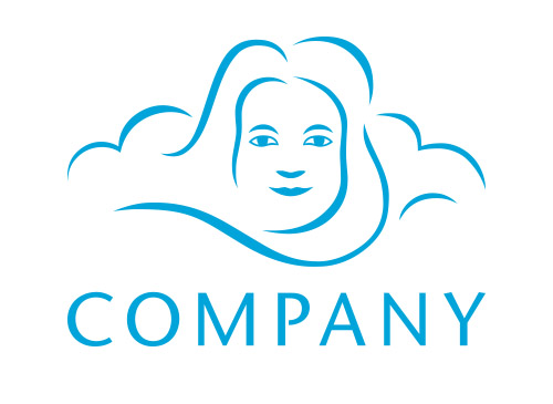 Wolken Gesicht Logo
