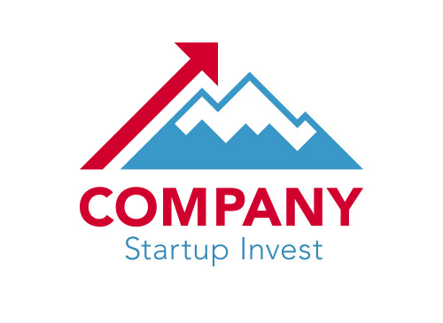Startup Pfeil Berge Logo