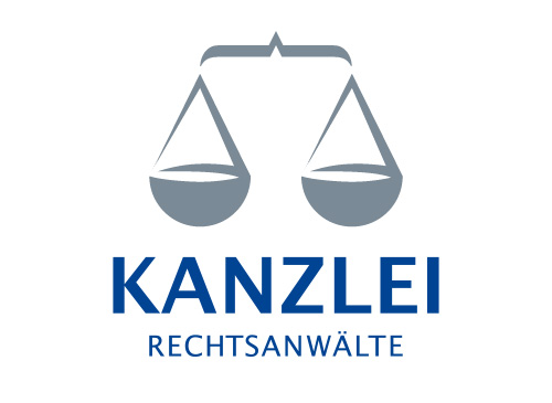 Waage Klammer Justiz Logo