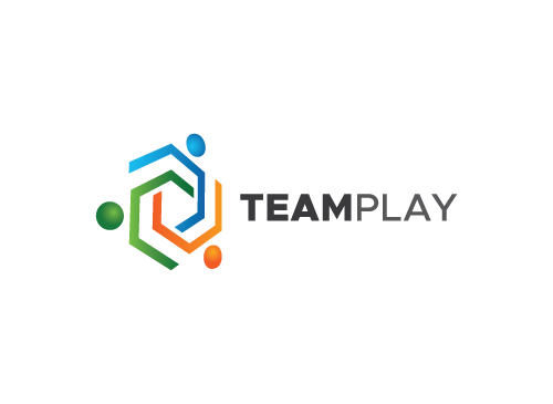 , Zeichen, Team Play, Menschen, Gruppe, Logo