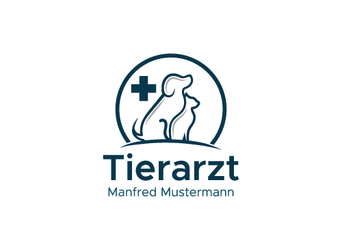 , Tierarzt, Pfote, Katze, Hund, Puls, Hilfe, Veterinr Logo