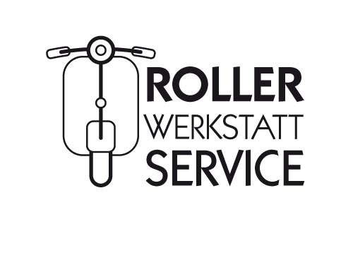 Roller Vespa Moped Werkstatt Logo