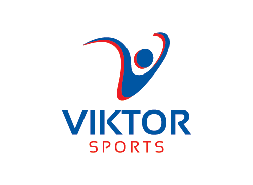 Buchstabe V Logo, Sport, Fuball, Menschen