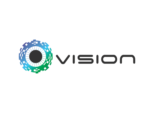 Technologie, Vision, Auge Logo