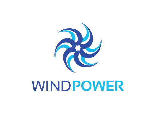 Wind, Energie, Propeller Logo