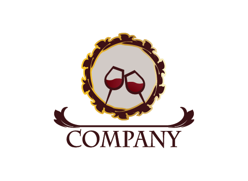 Logo, Getrnke, Wein, Winzer, Rotwein, eine Flasche, Sommelier, Weinglas, Weinladen , Label Marke Etikett