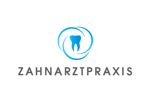 Zhne, Zahnrzte, Zahnarztpraxis, Logo, Zahn, Kreise, Schallwellen