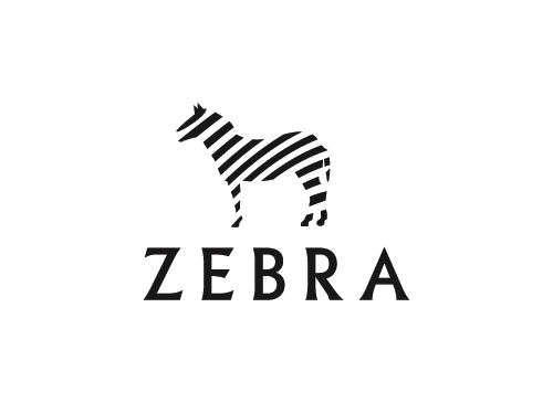 Zebra Logo, Malerei, Design, kreativ, Pferd, Safari, Tourismus, Medien