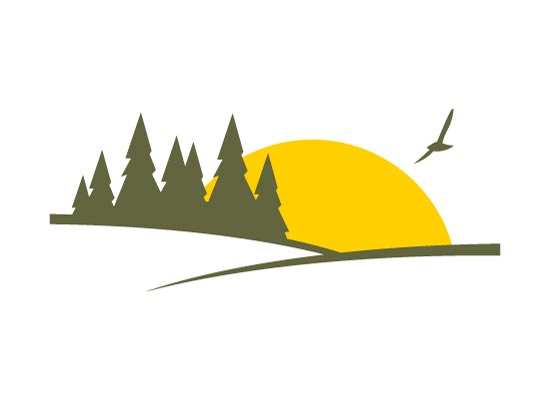 Landschaft, Wandern, Natur - Logo