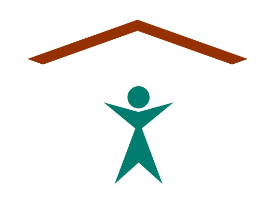 Dachdecker, Immobilien Logo