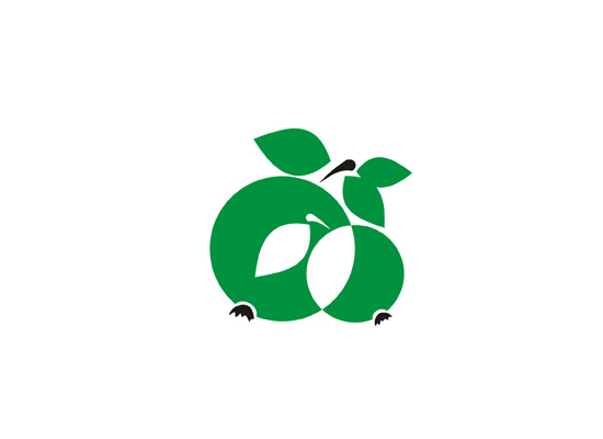 Grüner Apfel Logo