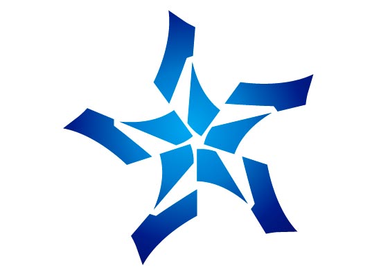 Stern Logo in Blau