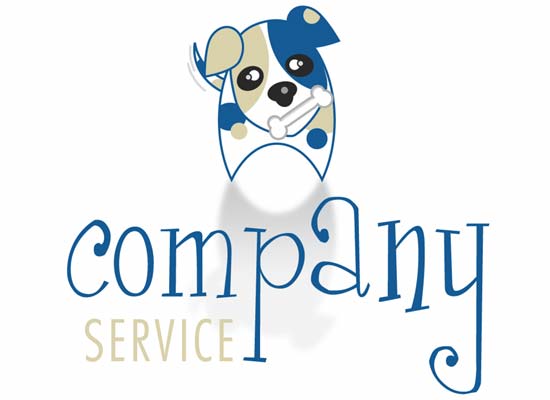 Logo mit Hund