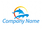Zeichen, Zeichnung, Tier, Fisch, Delfin, Logo