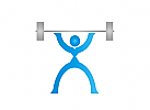 Zeichen, Zeichnung, Training, Sport, Fitness, Logo