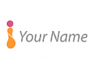 Zweifarbig, Zeichen, Zeichnung, Symbol, Mensch, Frau, Frauenarzt Logo